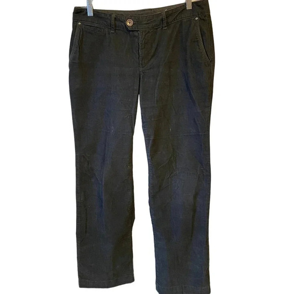 Eddie Bauer fit Curvy Leg Shape Corduroy Trouser Women Size 8 - Picture 1 of 9